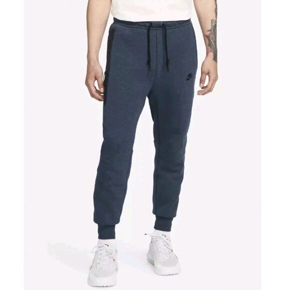 Nike Sportswear Tech Fleece Joggers FB8002-473 Dark Obsidian Men’s Size XL - Picture 1 of 10